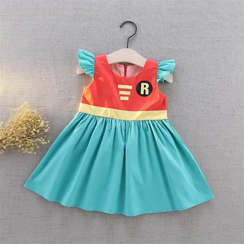 94-45-Cartoon Kids Princess Dresses for Girl