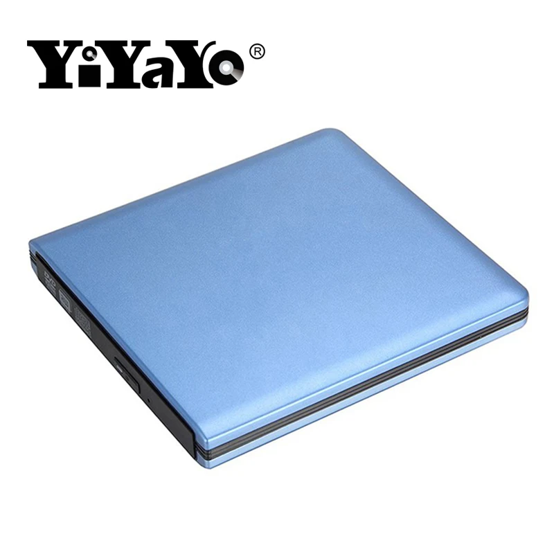YiYaYo Внешний DVD RW оптический привод USB 3 0 CD ROM Проигрыватель CD/DVD горелки Писатель