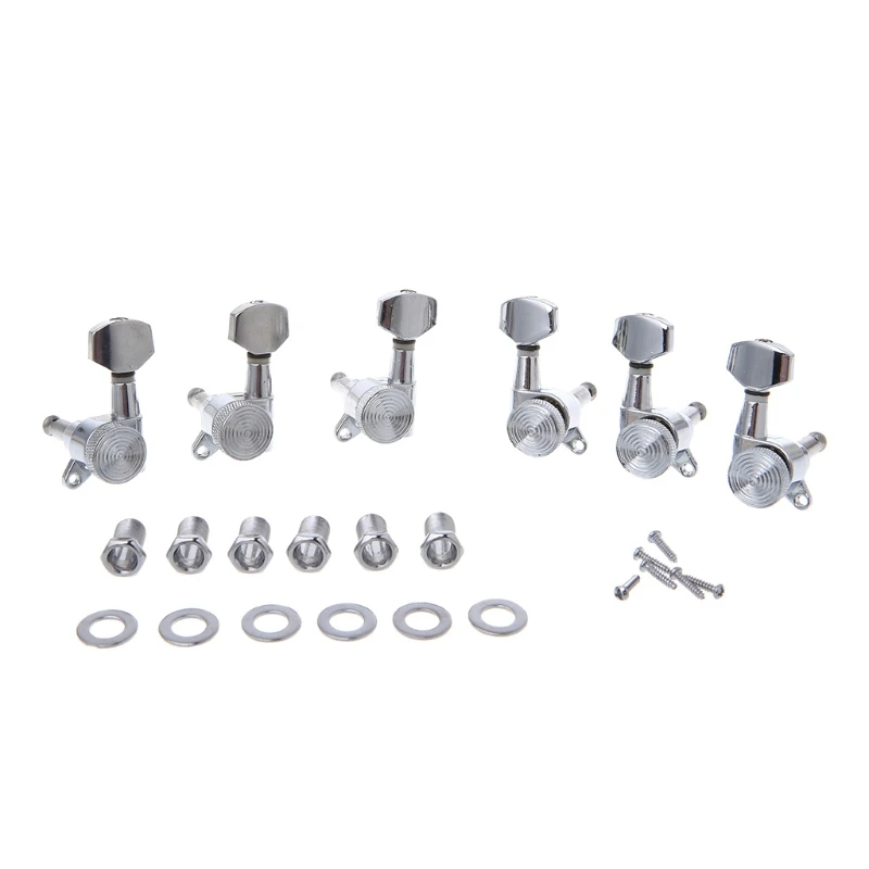 

3R 3L Electric Acoustic Guitar String Tuning Pegs Lock Tuners Keys Machine Heads