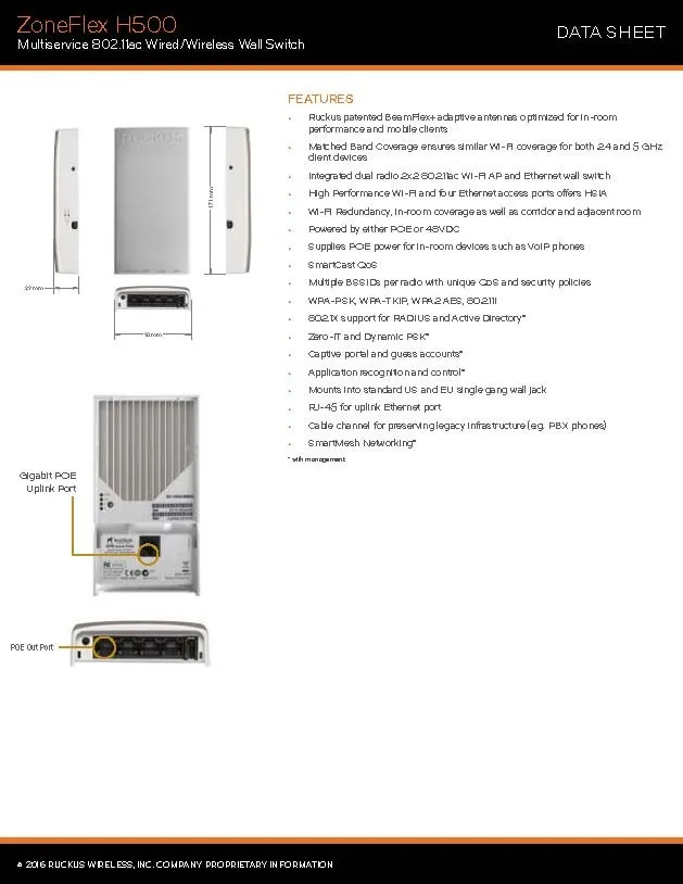 Ruckus Wireless Zoneflex H500 901 H500 Ww00 Alike 901 H500 Us00 Hotel Panel Access Point Daul Band 2 4ghz And 5ghz 802 11ac Access Point Wall Access Pointwireless Point Aliexpress