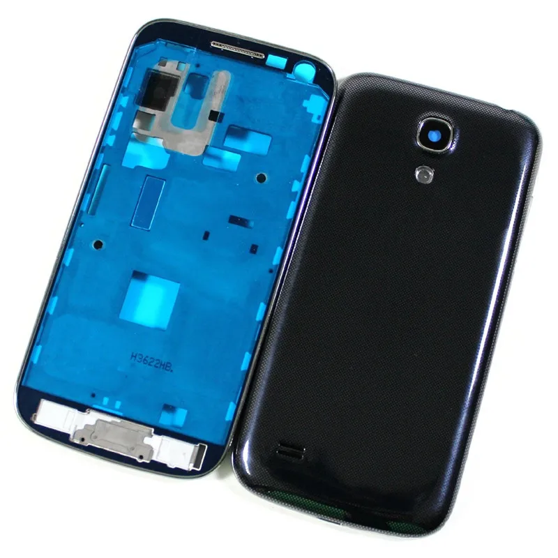 Полный комплект для samsung Galaxy S4 mini i9190 i9192 i9195 Корпус чехол+ средняя рамка+ задняя крышка+ Переднее стекло+ клей+ Инструменты