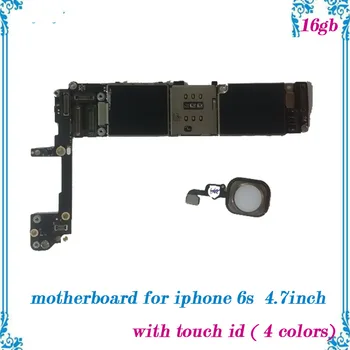 

Replacement Full function Unlocked 16gb for iphone 6s 4.7inch motherboard with touch id mainboard with full chip Logic Board