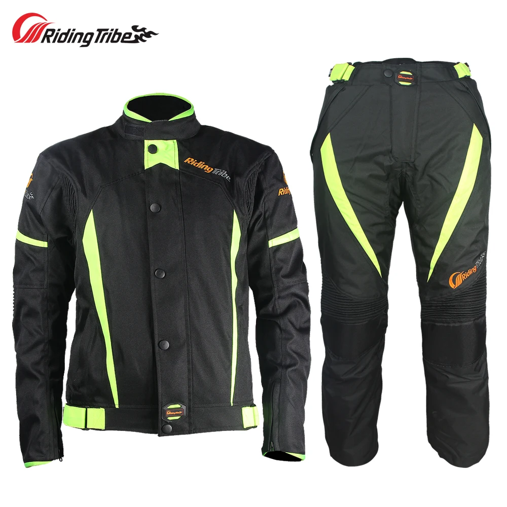 

Riding Tribe Motorcycle Winter Warm Jacket Pants Suit Windproof Motocross Racing Armor Protective Motorcyclist Clothing JK-37