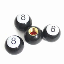 4 шт./компл. Универсальный колпачки для автомобильных шин для мотоциклы мопеды, колесные диски черный № 8 мячей автомобильные шины аксессуары