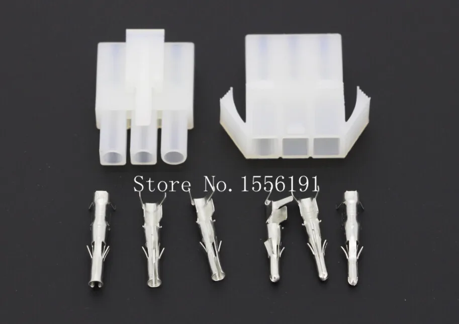 

Big Tamiya 3 Pin L6.2-3P Connector Plug with wings Male and female air docking connector 6.2mm pitch Electrical Connector