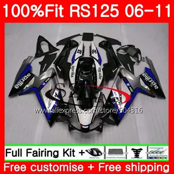 

Injection For Aprilia RS-125 RS125 06 07 08 09 10 11 Blue silver 80SH22 RS4 RSV125 RS 125 2006 2007 2008 2009 2010 2011 Fairing