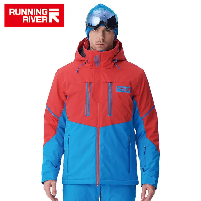 $US $108.06 RUNNING RIVER Brand Men High Quality Ski Jacket Winter Warm Hooded Sports Jackets For Man Professional Outdoor jacket #A7025