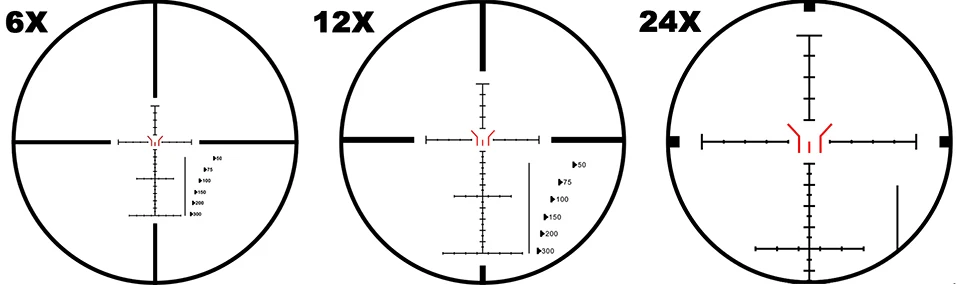 Marcool EVV 6-24X50 SFIRGL FFP 308 прицел тактический прицел Прицелы охотничий оптический прицел с дальномером для винтовок