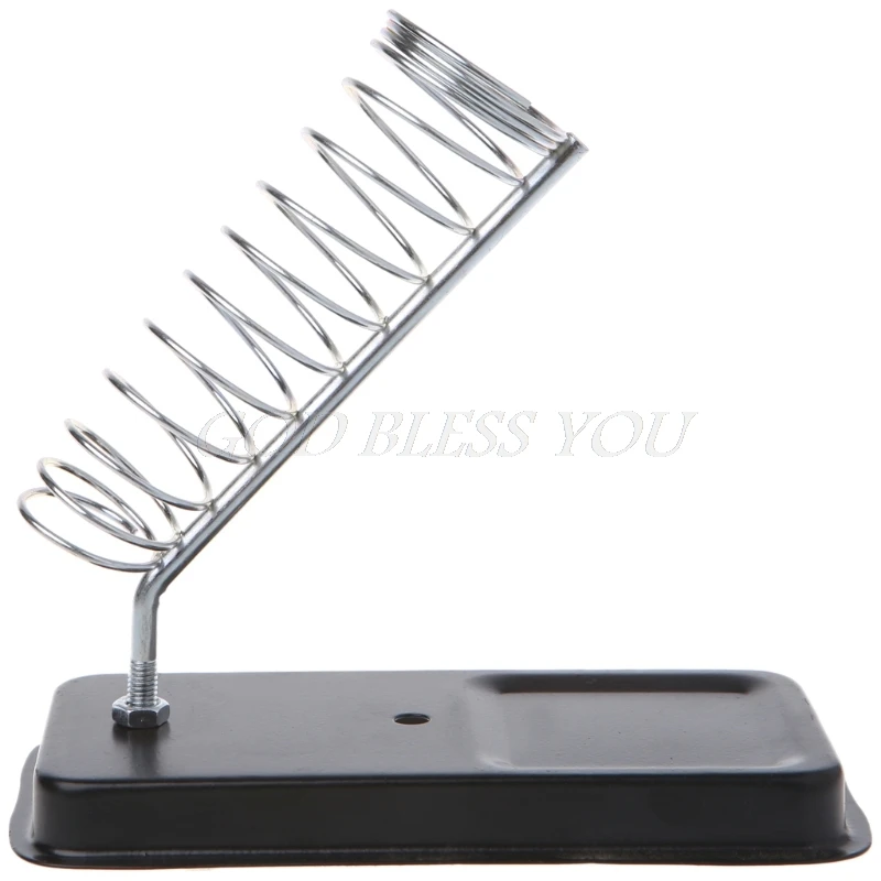 

Detachable Metal Base Soldering Iron Holder Welding Stand Support Station Home