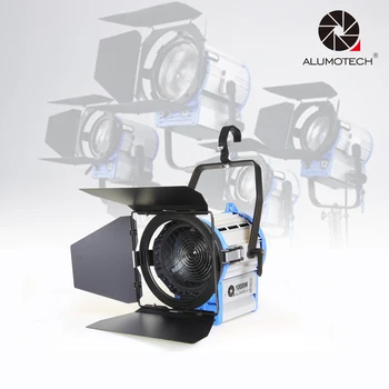 

ALUMOTECH As Arri 1000W Fresnel Tungsten Spot Continue Lighting For Studio Video Photography Lighting+Bulb+Barndoor