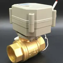 TF20-B2-C AC/DC9V-24V 3 провода 2 Way DN20 моторизованный шаровой клапан BSP 3/4 ''Full Порты и разъёмы для орошения вентиляции и кондиционирования