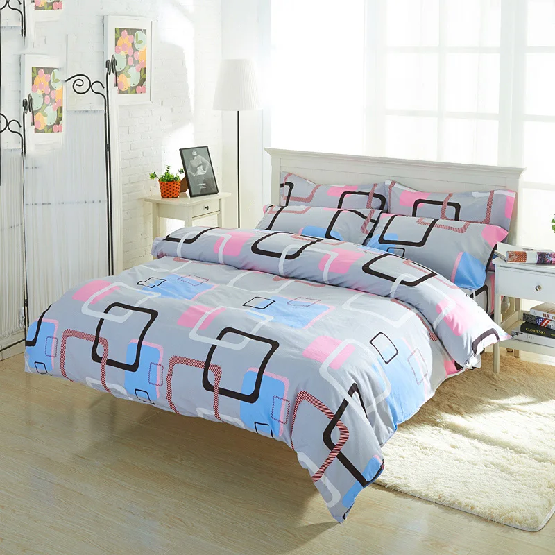 Winter Thick bedding set 4pcs 100 cotton healthy (duvet quilt covers+bed sheet+Pillowcases