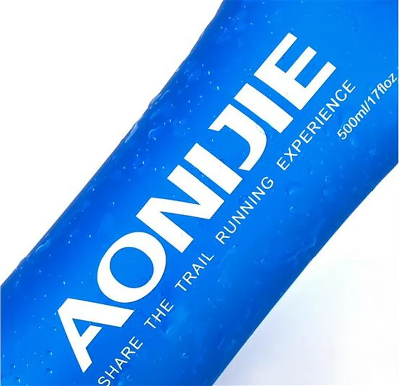 Спортивный складной мягкий пакет для воды AONIJIE 250 мл 500 мл|Спортивные бутылки| |