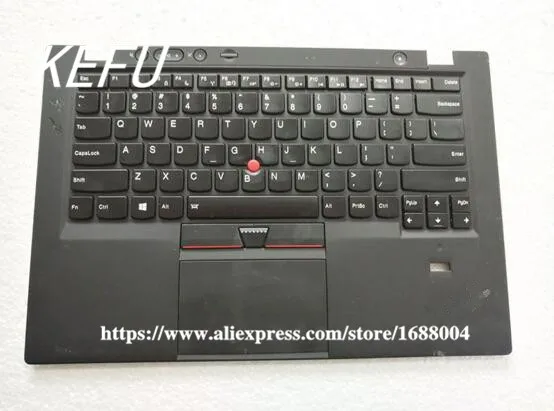 Kefu для 95 Lenovo ThinkPad X1 Carbon 3rd нам Подсветка клавиатура ободок palmrest крышка Touchpad clickpad 00hn945