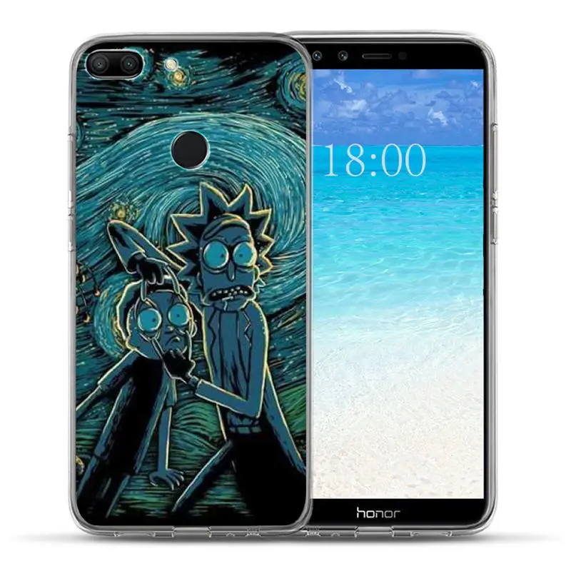 Роскошный чехол Dragon Ball Рик и Морти для huawei Honor 10 9 8 Lite 8X7 7A 7X 7C 8C 8A 6A 6X чехол Funda Capinha Etui - Цвет: 0877