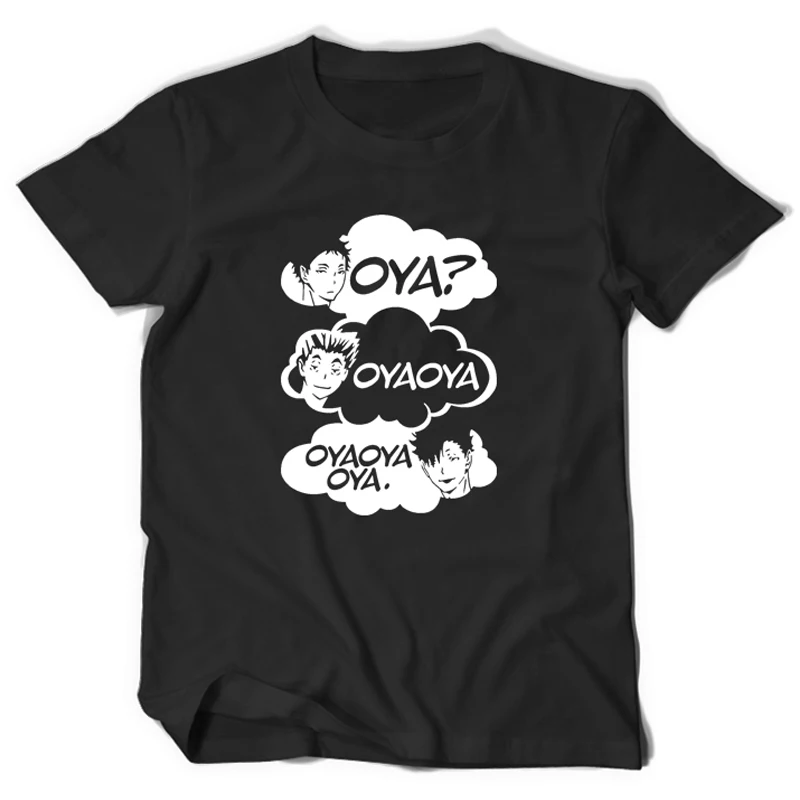 Футболка Haikyuu oya haikyuu с коротким рукавом по индивидуальному заказу S-XXXL хлопковая