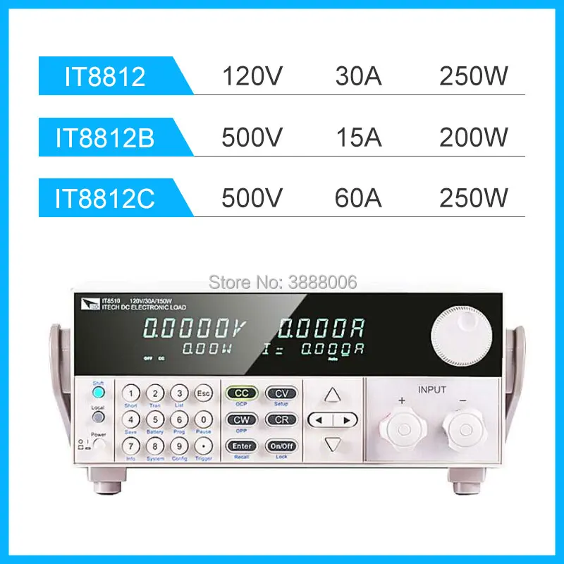 ITECH IT8812 High Resolution Programmable Electronic Load Tester 120V