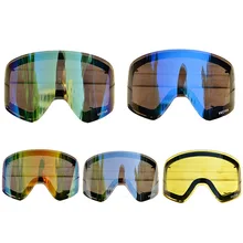 Лыжные очки с двойными линзами для женщин и мужчин, лыжные очки, зимние очки для сноуборда, UV400, противотуманные лыжные очки, профессиональные снежные очки, линзы