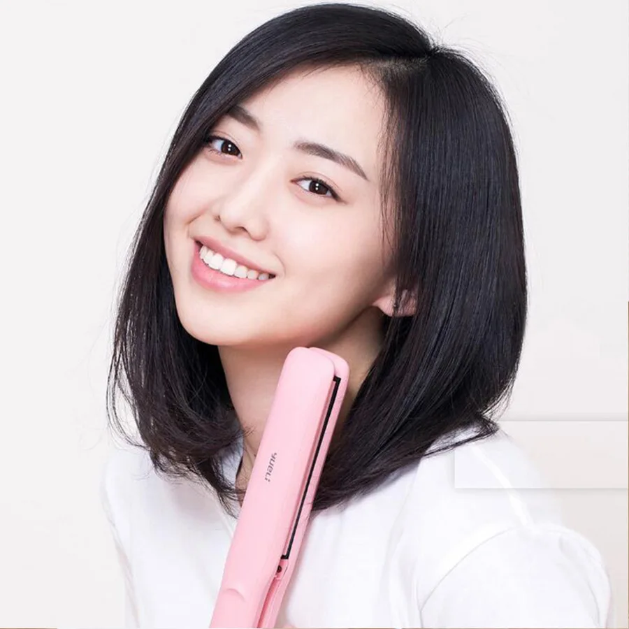  Xiaomi Yueli Professional Vapor Steam Hair Straightener Curler Salon Hair Styling 5 Levels adjustab