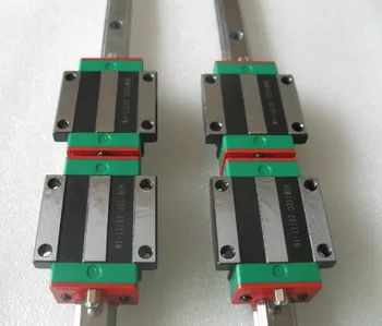 

China linear guide 4pcs HGW20CA flange block+2pcs 500mm length linear guide rail