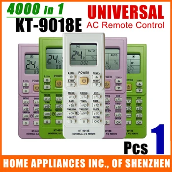 

(1 Pc/Lot) Universal Air Conditioner Remote Control KT-9018E White Color