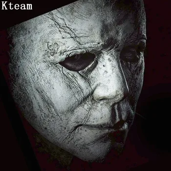 

2019 New Hot Movie Halloween Horror Michael Myers Mask Cosplay Adult Latex Full Face Helmet Halloween Party Scary Props toys