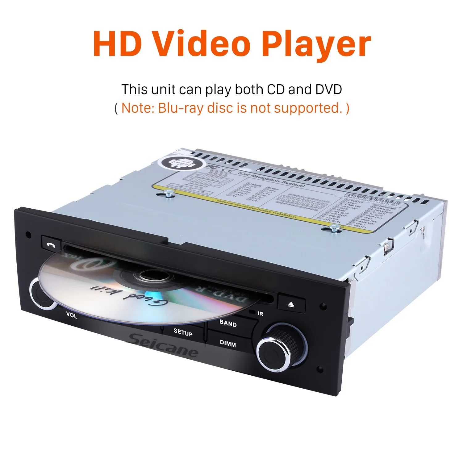 Seicane Android 8 0 7 &quot1Din автомобильный Радио DVD стерео GPS мультимедийный плеер для 2002 2003