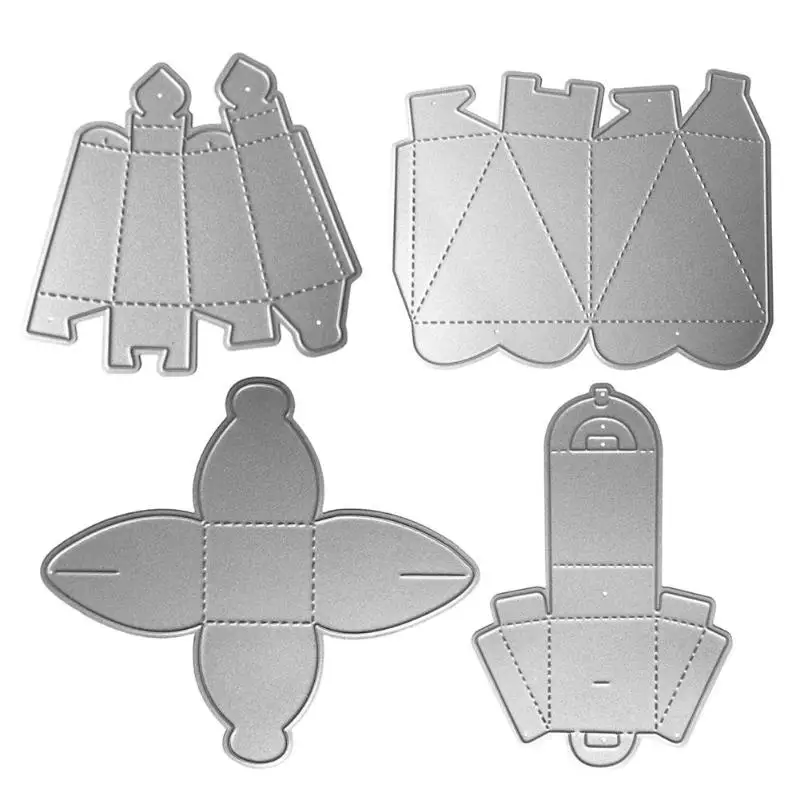 Металлические режущие штампы DIY коробки для скрапбукинга фотоальбом трафареты с тиснением бумажные карты конверт приглашение