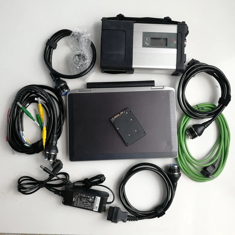 MB Super Star C5 SD C5 для автомобиля диагностический инструмент и сканер с используемым ноутбуком E6320 I5 4G и горячая Распродажа 360GB SSD V12/ программное обеспечение