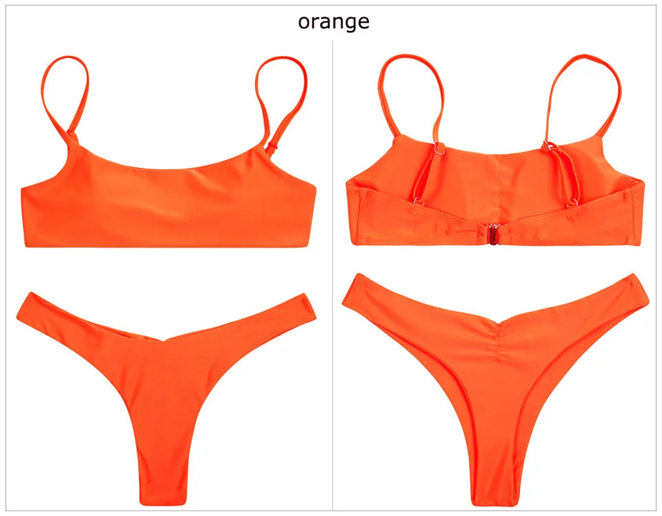 023 orange bikini