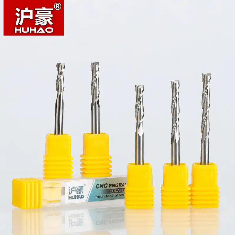 Milling Cutter 2 Flute CNC Solid Carbide Spiral End Mill Woodwork Router Bit