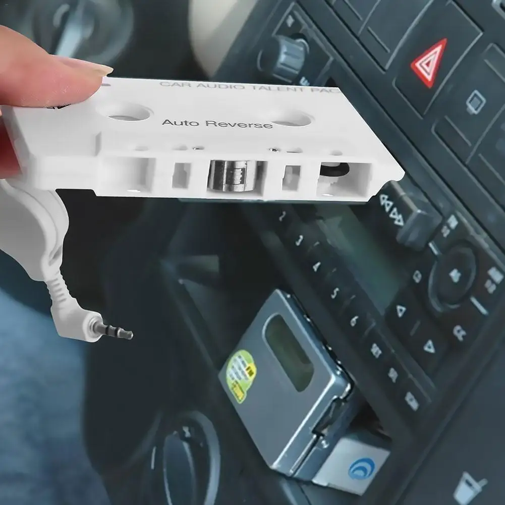 

Car Cassette Player Vintage Tape Converter Phone Audio MP3 Converter Universal Car Audio Cassette Adapter Compatible