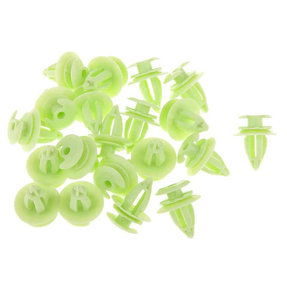 2018 New High Quality Lot 20 Pieces/Set Green Clips Fastener Door Trim