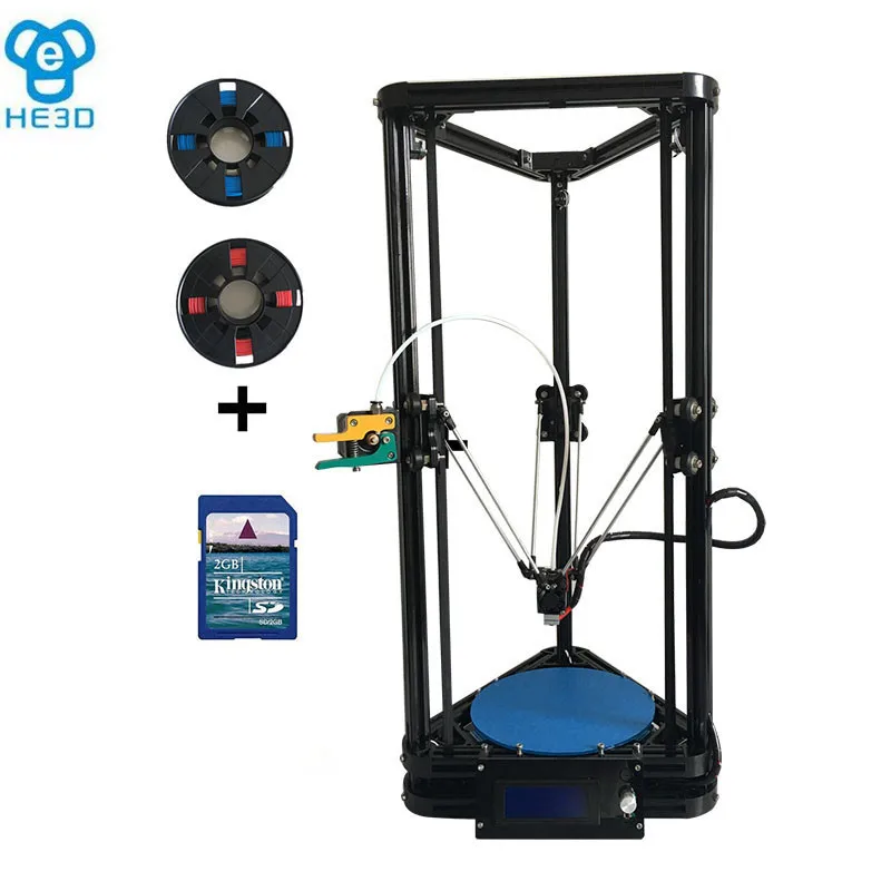 Новейший HE3D полностью металлический экструдер autolevel hotend K200 delta комплект 3D