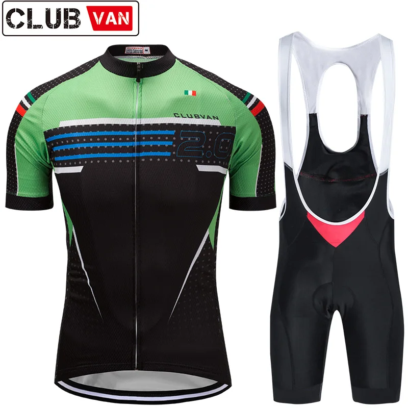 clubvan Cycling Set Mans Racing Bicycle Clothing Pro MTB Racing Bike Clothes Maillot Ropa Ciclismo Cycling Jersey#A12