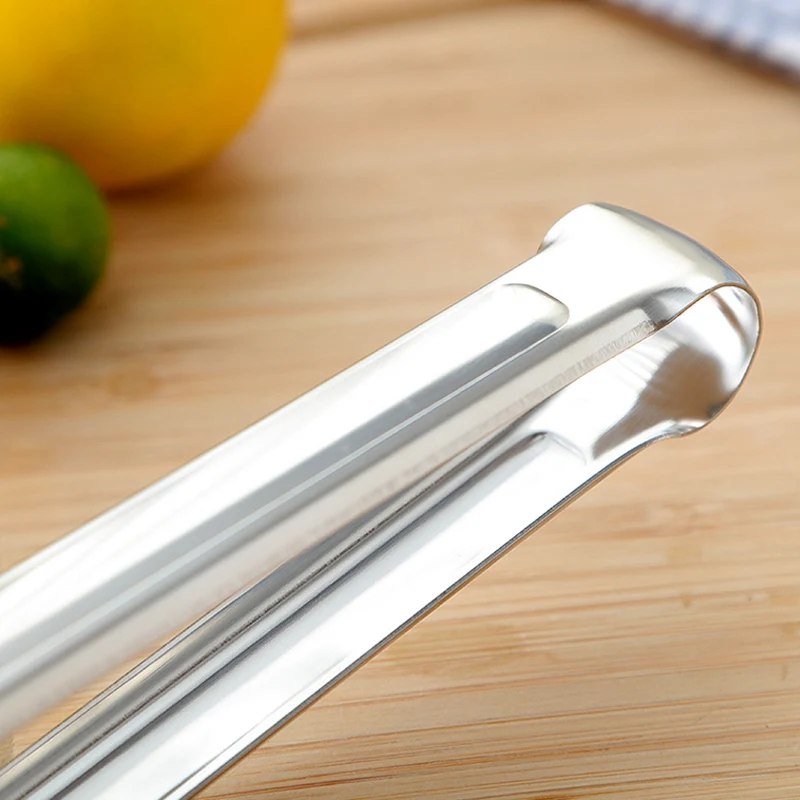 Stainless Steel Kitchen Tongs BBQ Clip Food Tongs Pizza Bread Dessert Server Steak Salad Buffet Serving Clip Kitchen Tools (3)