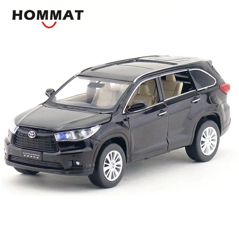Hommate моделирование 1:32 Toyota Highlander SUV внедорожный автомобиль сплав литая модель