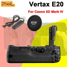 Новый Pixel Vertax E20 Professinal Аккумулятор Ручка Для Canon 5D Mark IV/5D4/5D Маркив и Камеры Крышка & Проводной Затвора RC-201 релиз
