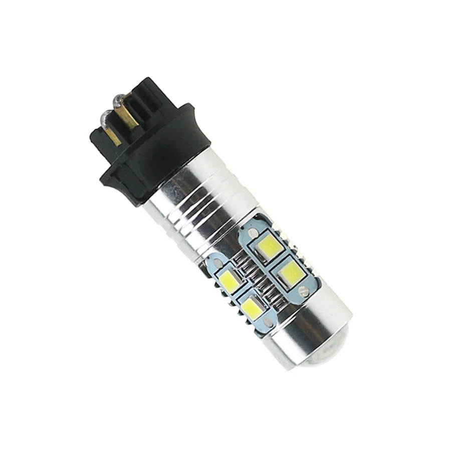 HYZHAUTO PW24W LED DRL العارض سيارة الجبهة النهار الجري الخفيف الأبيض الأصفر أضواء الخارجية مصدر 1 قطع HYZHAUTO PW24W LED DRL العارض سيارة الجبهة النهار الجري الخفيف الأبيض الأصفر أضواء الخارجية مصدر 1 قطع