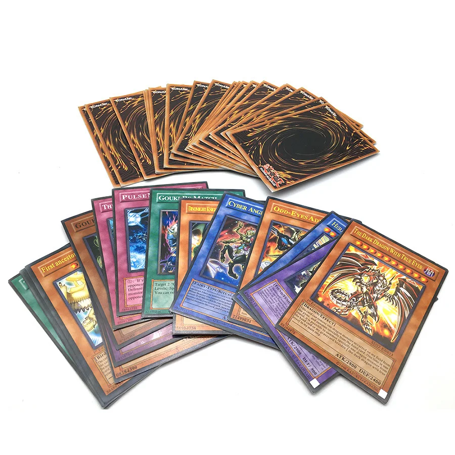 Gi Oh странная флеш-карта игра Yu Gi Oh карты, бумажные игрушки для детей девочек детская серия Yu Gi Oh рождественские открытки с подарочной коробкой