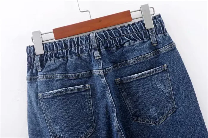 Женские хлопковые джинсы большого размера, новинка, высокое качество, весна-осень, эластичные прямые штаны, женские свободные джинсовые повседневные штаны, джинсы G51