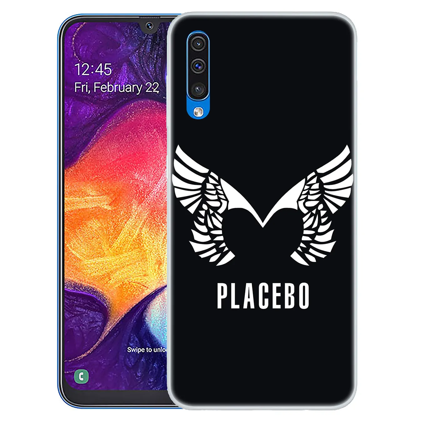 Твердый прозрачный чехол для телефона Lavaza Placebo Rock Band Samsung Galaxy A10 A20 A30 A40 A50 A60 A70 M40 M30