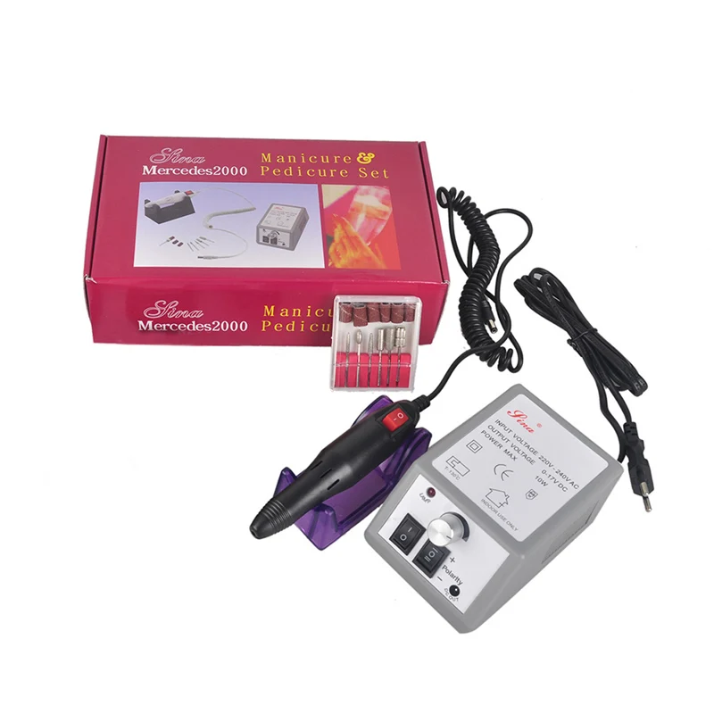 

Professional Manicure Electric Grinding Machine Manicure Pedicure Nail Art Drill Nail Tools Rotation Rate Adjustable
