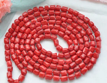 

FREE SHIPPING>>@> A906 100" 12x14mm massive red coral NECKLACE