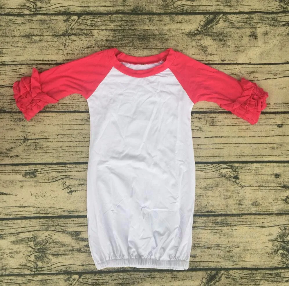 blank newborn gowns
