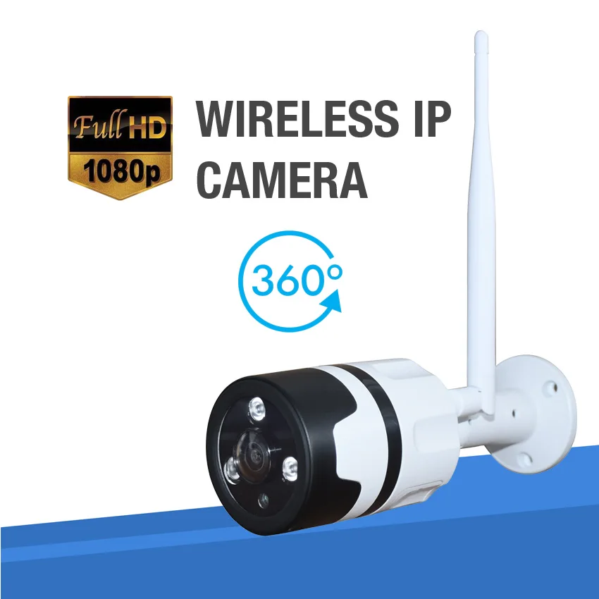 Zjuxin outdoor 1080p 360 degree wifi camera fisheye lens 2.0mp ip panoramic Camera  iCSee P2P  Support memory card 
