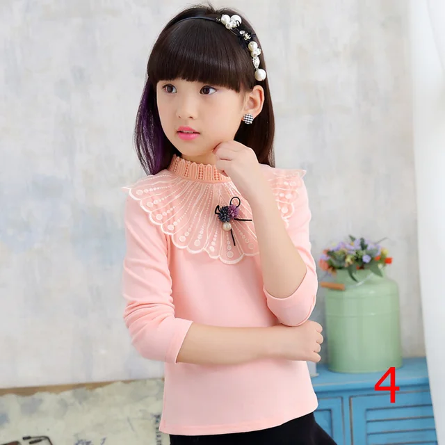 children girls tops and blouses long sleeve baby girl top 2018 spring