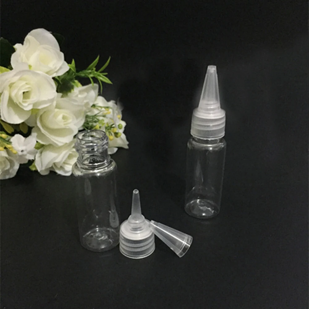 Buy 50pcs Sharp Mouth Bottles Plastic Empty Bottle