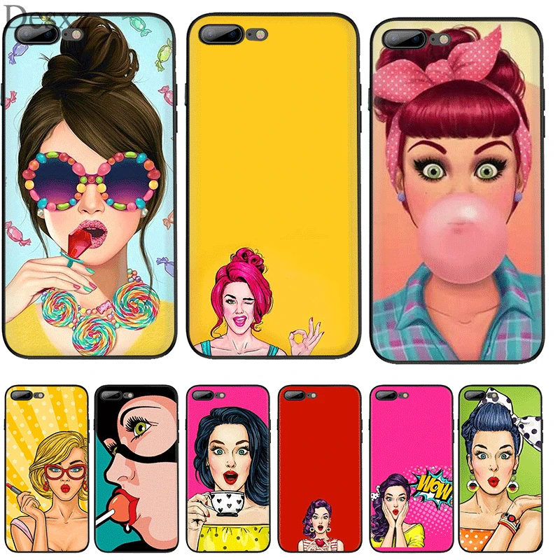 

Cell Phone Case Silicone TPU for iPhone 7 8 6 6s Plus iPhone 11 Pro X XS Max XR 5 5s SE Cover Bubble Gum Shell