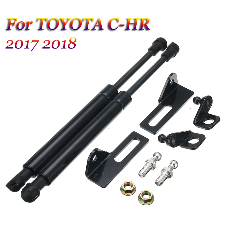 Cena Przednia maska amortyzator gazowy amortyzator windy amortyzator pneumatyczny obsługuje rod hydrauliczny kaptur dźwignia dla TOYOTA CHR C HR 2017 2018 akcesoria samochodowe